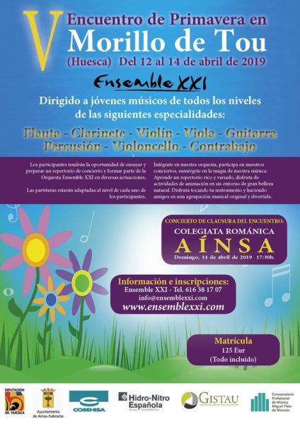 Villa de Ainsa - Sobrarbe Pirineo Encuentro Ensemble XXI 2019