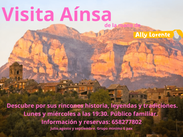 Villa de Ainsa - Sobrarbe Pirineo Visitas verano 2024 ALI