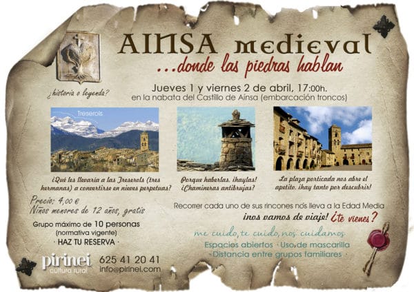 Villa de Ainsa - Sobrarbe Pirineo ainsa medieval semana santa 2021