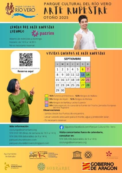 Villa de Ainsa - Sobrarbe Pirineo ARTE RUPESTRE GUARA SEPTIEMBRE 2025
