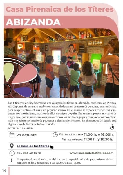 Villa de Ainsa - Sobrarbe Pirineo MUSEOS Programa Jornadas Europeas 2023 1 48 14
