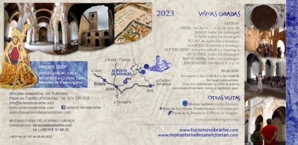 Villa de Ainsa - Sobrarbe Pirineo Monasterio San Victorian 2023