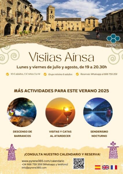 Villa de Ainsa - Sobrarbe Pirineo Pyrene365 verano 2025