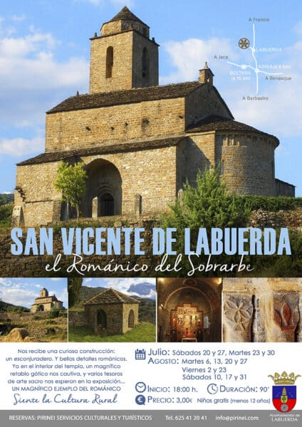 Villa de Ainsa - Sobrarbe Pirineo SAN VICENTE DE LABUERDAcartelverano2024 rrss