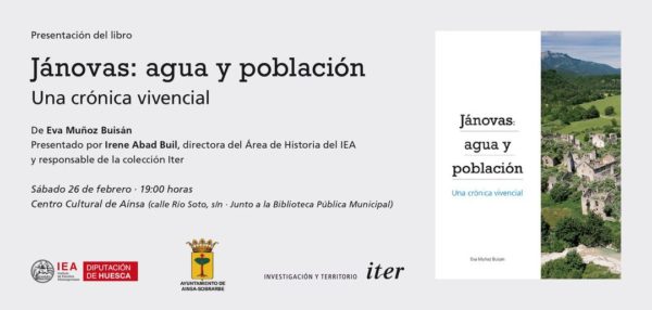 Villa de Ainsa - Sobrarbe Pirineo Presentacion del libro Janovas agua y poblacion