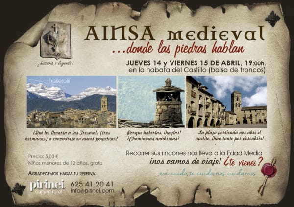 Villa de Ainsa - Sobrarbe Pirineo ainsa medieval semana santa2022