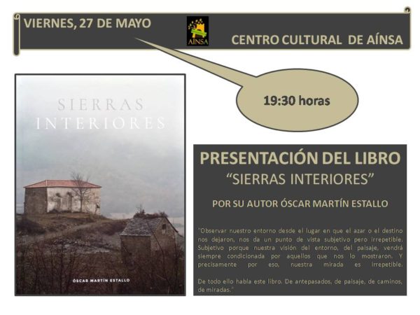 Villa de Ainsa - Sobrarbe Pirineo PRESENTACION LIBRO 27 DE MAYO
