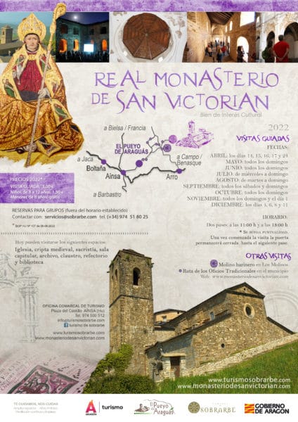 Villa de Ainsa - Sobrarbe Pirineo Visitas Monasterio San Victorian 2022