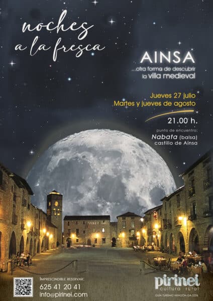 Villa de Ainsa - Sobrarbe Pirineo ainsa noche2023 digital