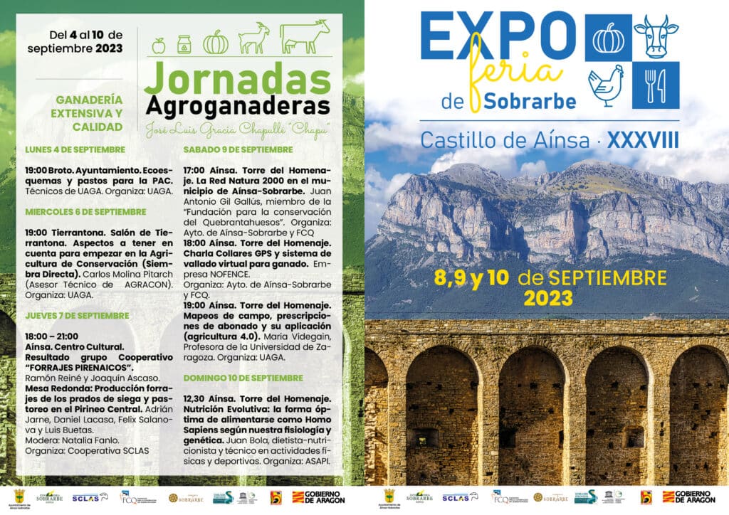Villa de Ainsa - Sobrarbe Pirineo folleto expoferiajornadas 2023