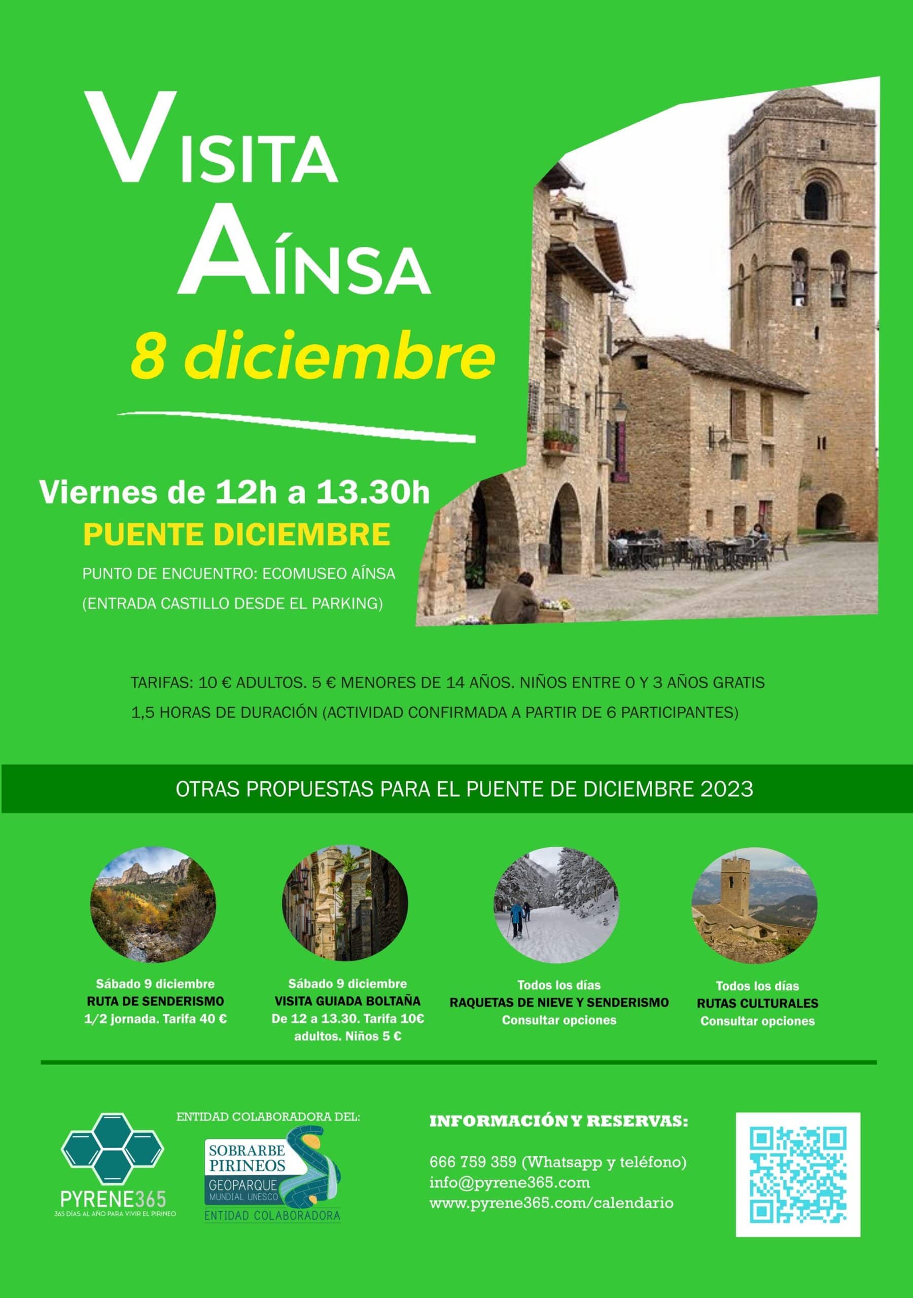 Villa de Ainsa - Sobrarbe Pirineo Visita Ainsa 8 de diciembre scaled