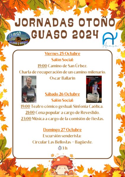 Villa de Ainsa - Sobrarbe Pirineo jornadas otono guaso