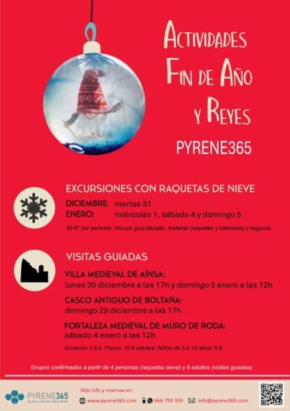 Villa de Ainsa - Sobrarbe Pirineo Actividades Pyrene365 Navidades