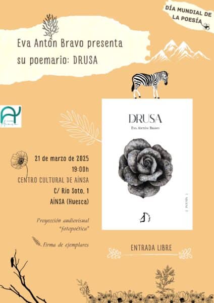 Villa de Ainsa - Sobrarbe Pirineo Cartel presentacion Ainsa 21 marzo 2025