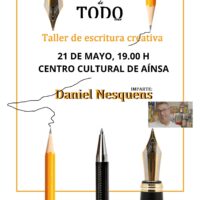 Villa de Ainsa - Sobrarbe Pirineo TALLER DE ESCRITURA CREATIVA 21 DE MAYO