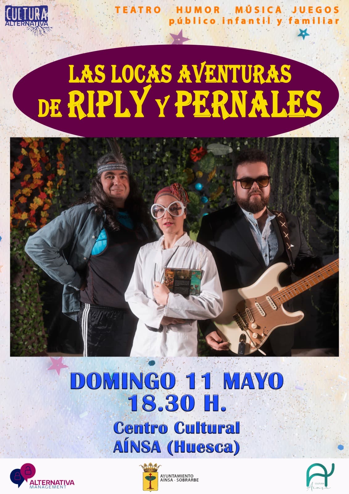 Villa de Ainsa - Sobrarbe Pirineo teatro humor 11 mayo