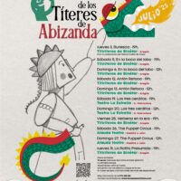 Villa de Ainsa - Sobrarbe Pirineo 2025 julio cartel titiriteros