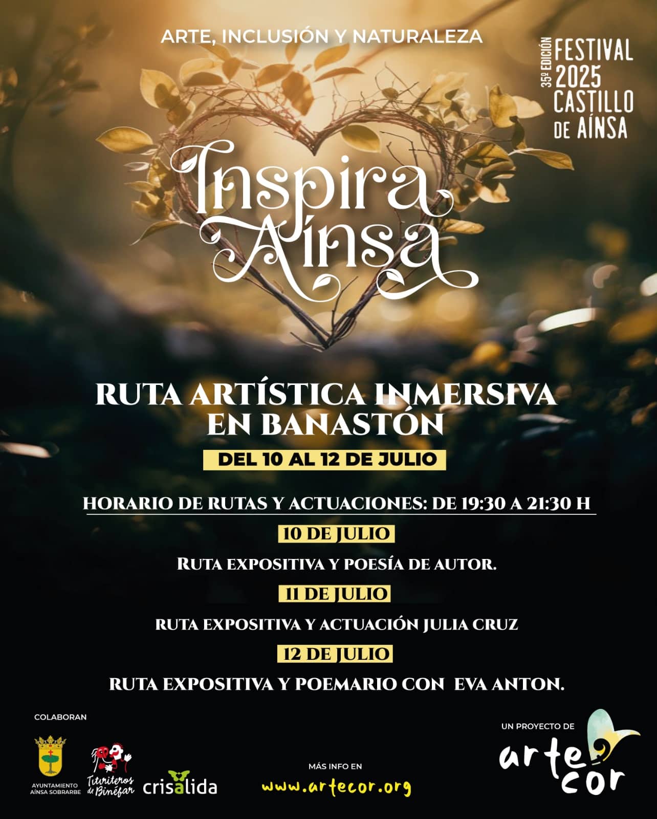 Villa de Ainsa - Sobrarbe Pirineo INSPIRA AINSA RUTA ARTISTICA INMERSIVA