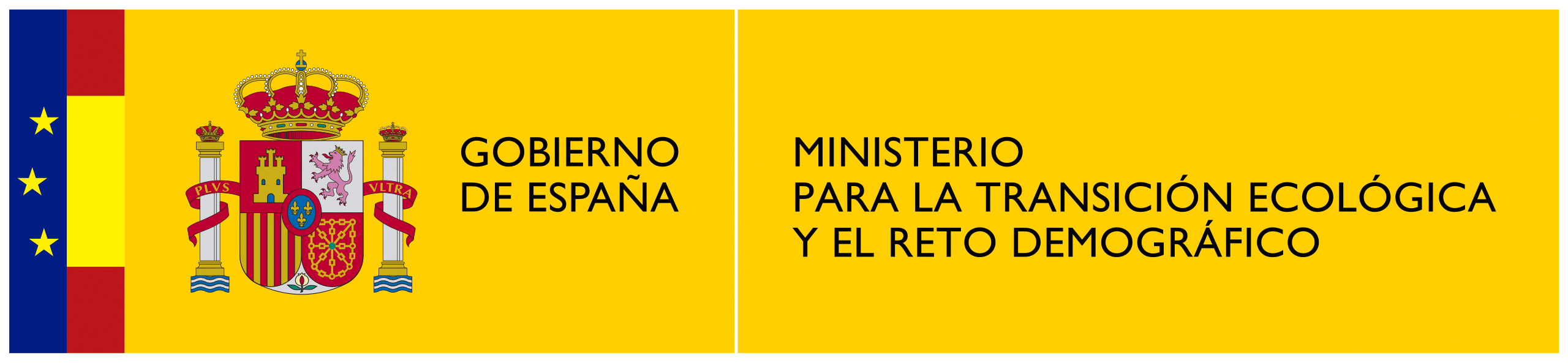 Villa de Ainsa - Sobrarbe Pirineo Logotipo del Ministerio para la Transicion Ecologica y el Reto Demografico.svg