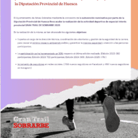 La Gran Trail de Sobrarbe 2025 recibe apoyo de la Diputación Provincial de Huesca