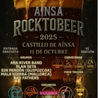 El Festival Rocktobeer cumple este sábado seis años convirtiendo el Castillo de Aínsa en el epicentro del rock y la cerveza artesanal del Pirineo