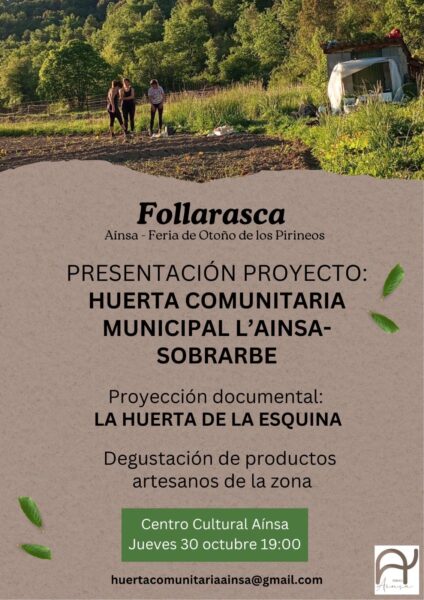 Villa de Ainsa - Sobrarbe Pirineo FOLLARASCA 2025