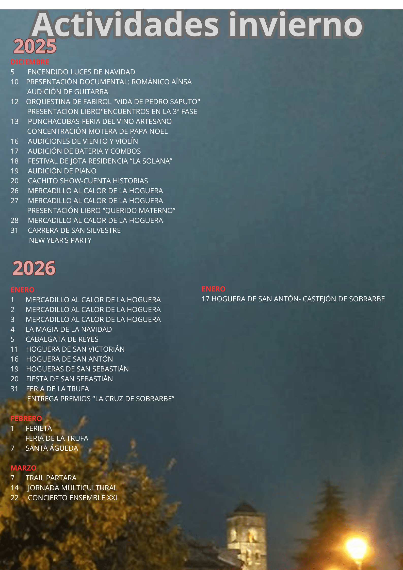 Villa de Ainsa - Sobrarbe Pirineo EVENTOS INVIERNO 3