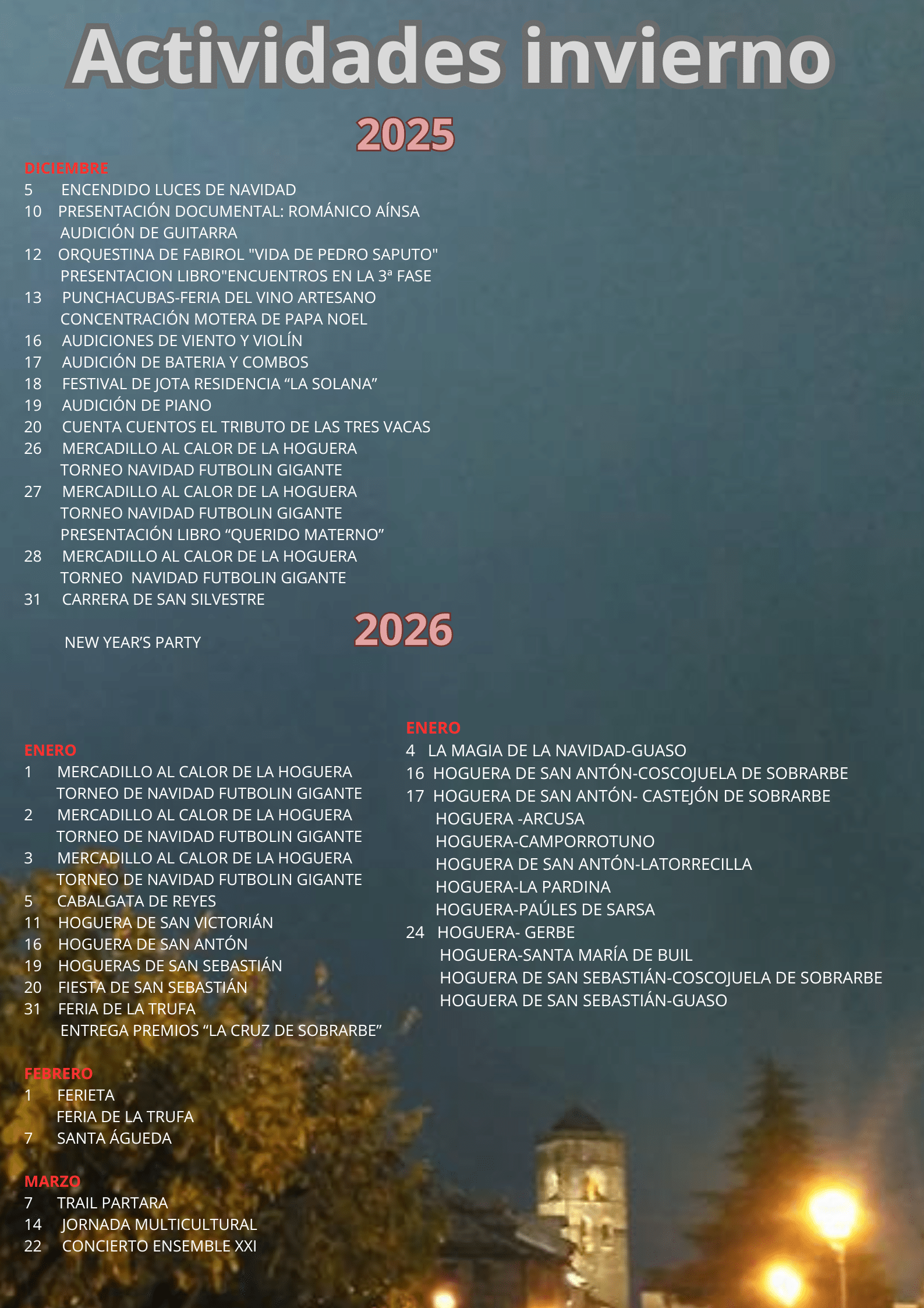 Villa de Ainsa - Sobrarbe Pirineo EVENTOS INVIERNO 5