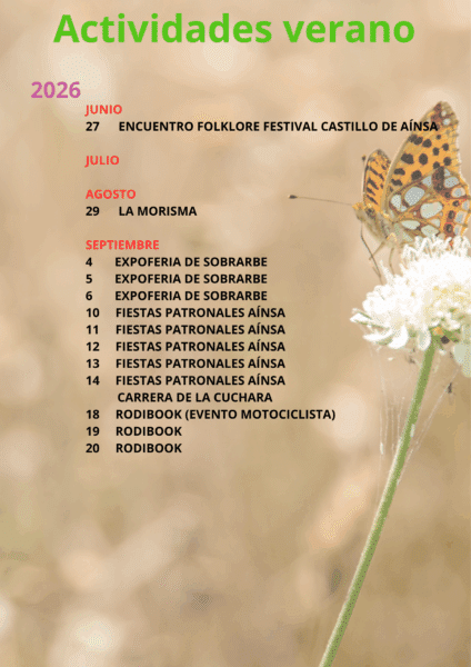 Villa de Ainsa - Sobrarbe Pirineo EVENTOS PRIMAVERA