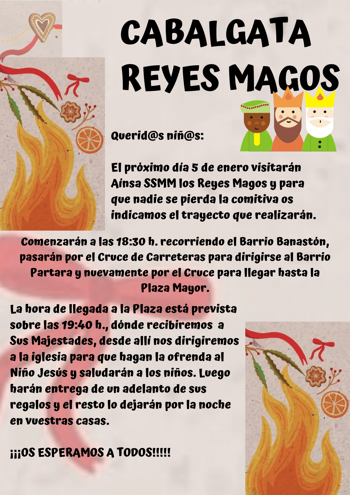 Villa de Ainsa - Sobrarbe Pirineo CABALGATA REYES MAGOS 2026