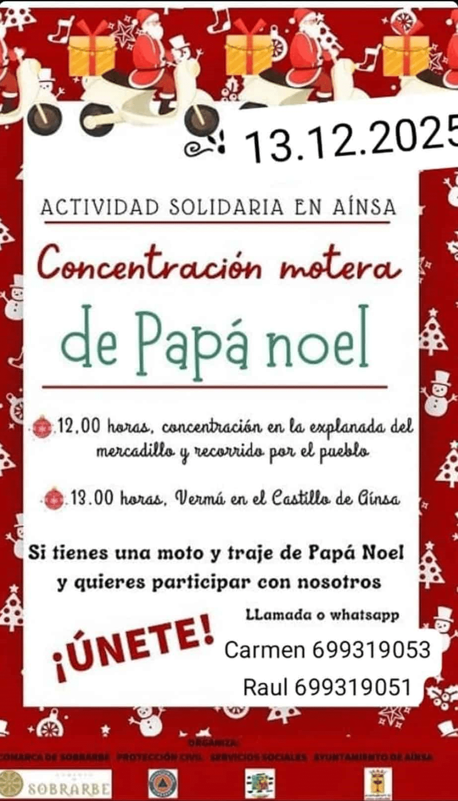 Villa de Ainsa - Sobrarbe Pirineo CONCENTRACION MOTERA 13 DE DICIEMBRE