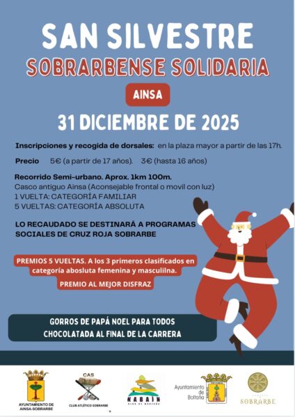 Villa de Ainsa - Sobrarbe Pirineo SAN SILVESTRE 31 DE DICIEMBRE