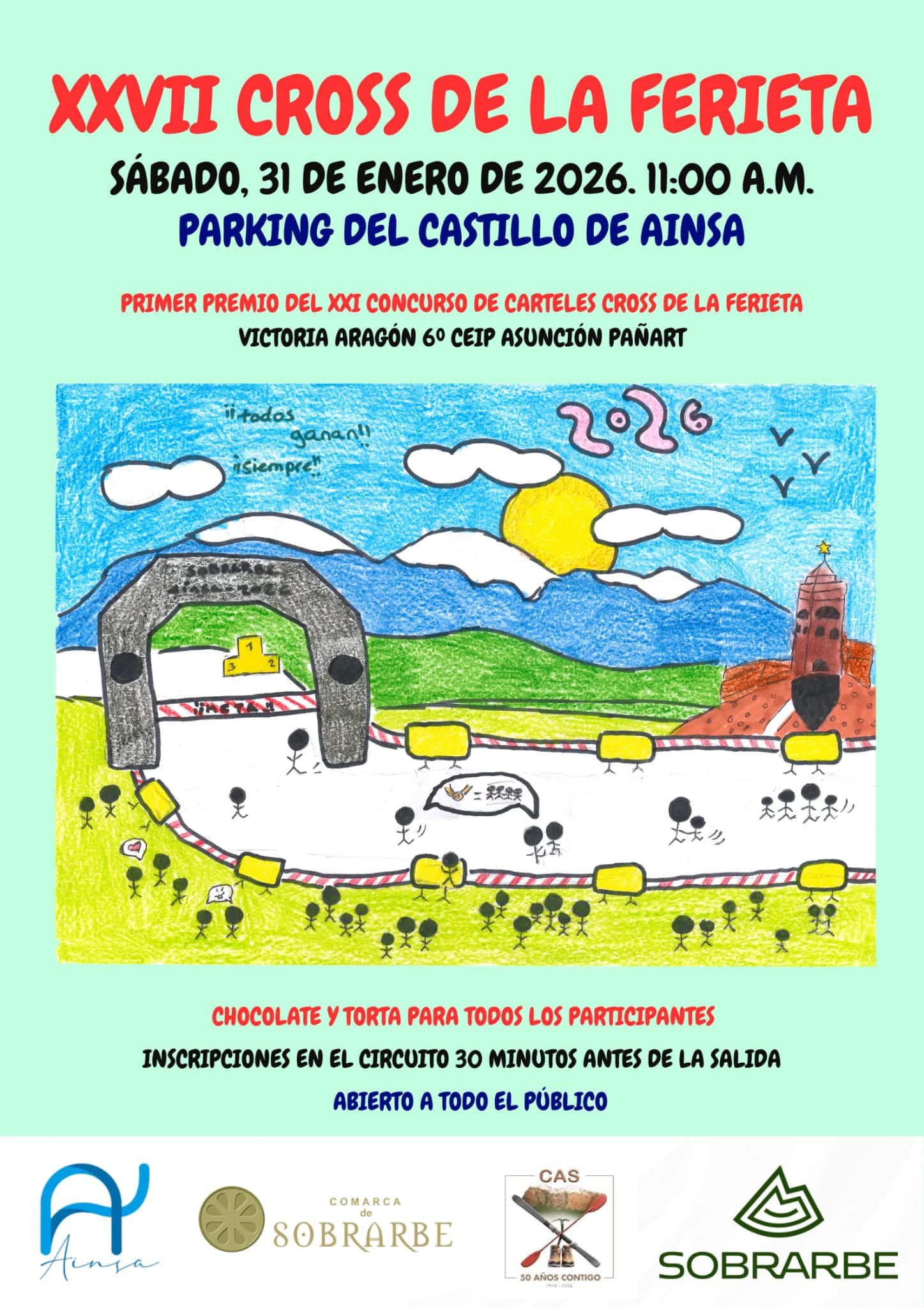 Villa de Ainsa - Sobrarbe Pirineo CROSS DE LA FERIETA 31 DE ENERO