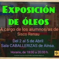 Villa de Ainsa - Sobrarbe Pirineo EXPOSICION DE OLEOS SISCO SEMANA SANTA