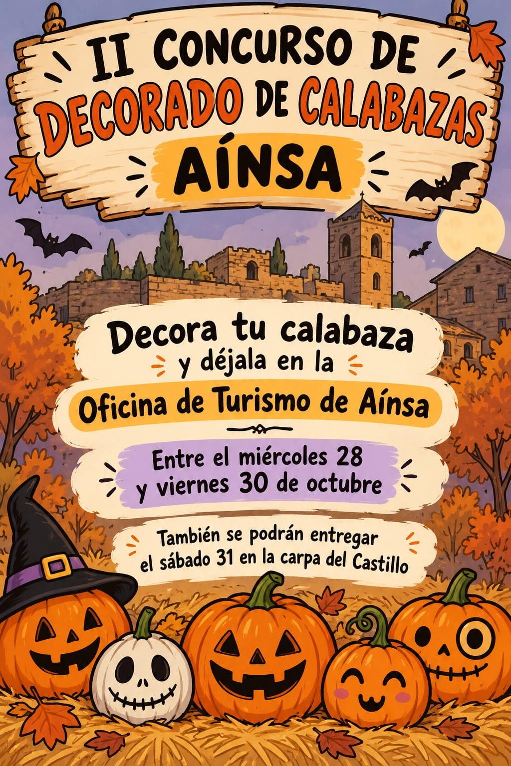 Villa de Ainsa - Sobrarbe Pirineo II CONCURSO DECORADO DE CALABAZAS